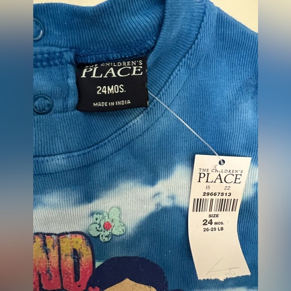 The Children’s Place Toddler “ISLAND PRINCESS “ 24 months Tie Dye TSHIRT NWT - Picture 4 of 6